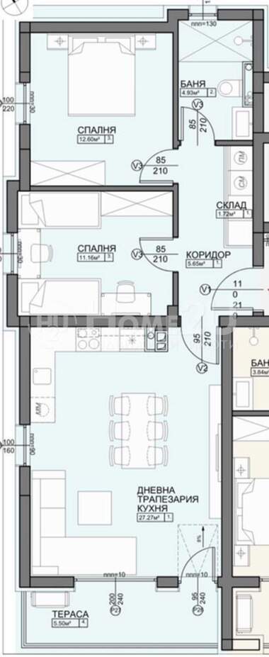 Verkauf - Wohnung in Ostromila,  Plowdiw