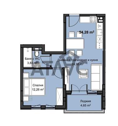Verkauf - Wohnung in Hristo Smirnenski,  Plowdiw