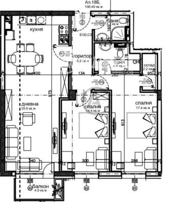 Satış - Apartman olarak Krasna poliana-2,  Sofia