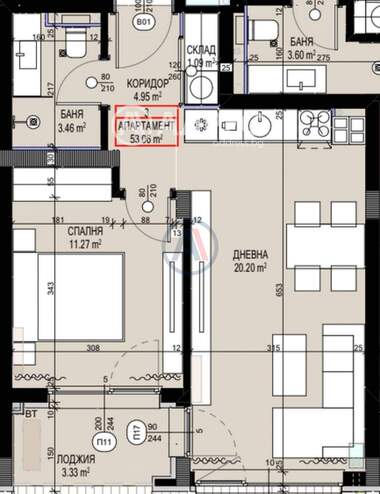Satış - Apartman olarak Ovça Kupel 2,  Sofia