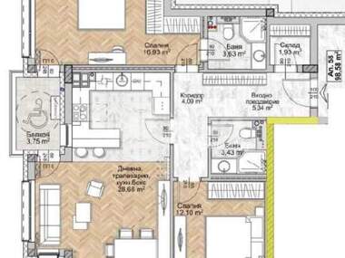 For sale - Apartment in Liulin-8,  Sofia