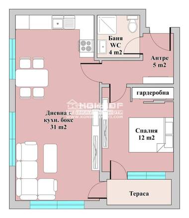Vânzare - Apartament în Trakia,  Plovdiv