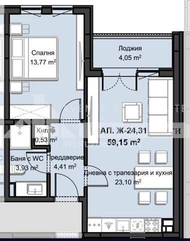 Продажба - Апартамент в Христо Смирненски,  Пловдив