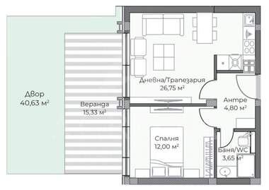 Продажба - Апартамент в Христо Смирненски,  Пловдив