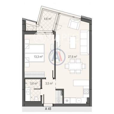 For sale - Apartment in Borovo,  Sofia