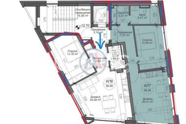 Verkauf - Wohnung in k.k. Tschayka,  Warna