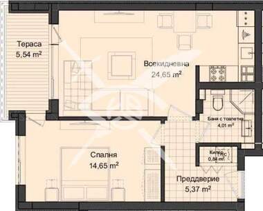 For sale - Apartment in Gagarin,  Plovdiv
