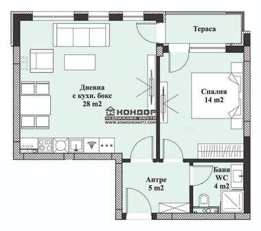 Vânzare - Apartament în Hristo Smirnenski,  Plovdiv