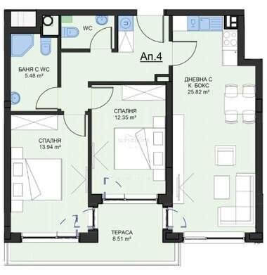 Verkauf - Wohnung in Malinowa Dolina,  Sovia