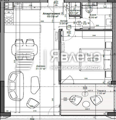 Vânzare - Apartament în Ceernomoreț,  Burgas