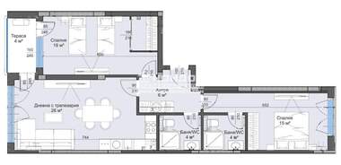 Vânzare - Apartament în Trakia,  Plovdiv