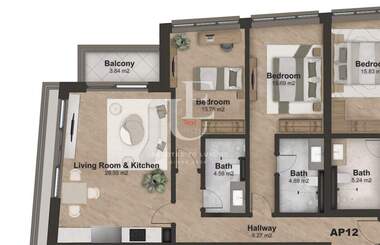 Vânzare - Apartament în Lozeneț,  Sofia