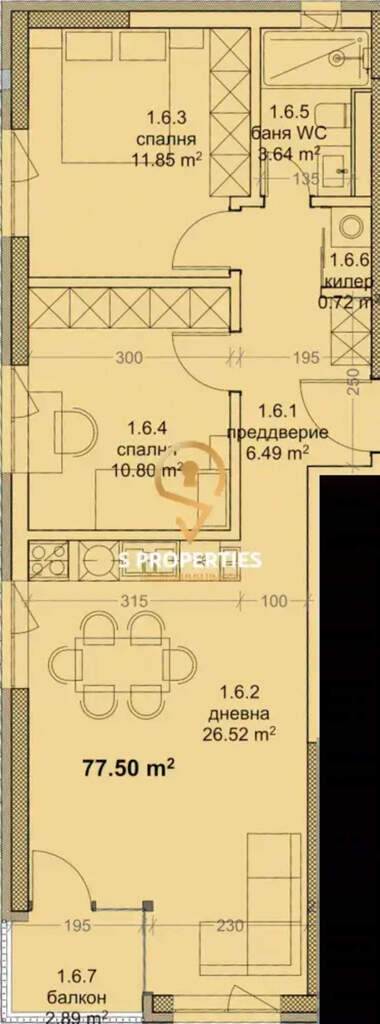 Vânzare - Apartament în Mladost,  Gabrovo