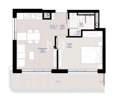 Verkauf - Wohnung in Tschernomorez,  Burgas