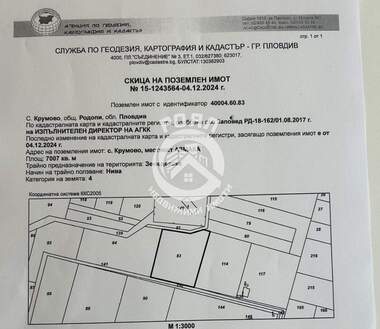For sale - For Construction in Krumovo,  Plovdiv
