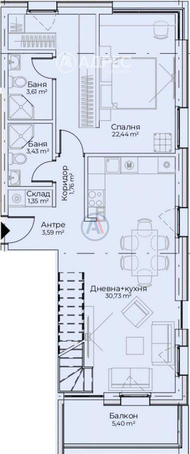 Vânzare - Apartament în Simeonovo,  Sofia