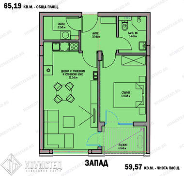 For sale - Apartment in Madika,  Burgas