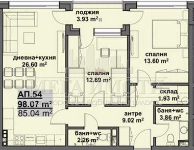 Продажа - Квартира в Мадика,  Бургас