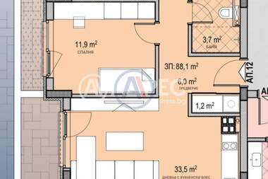 Satış - Apartman olarak Ovça Kupel 2,  Sofia