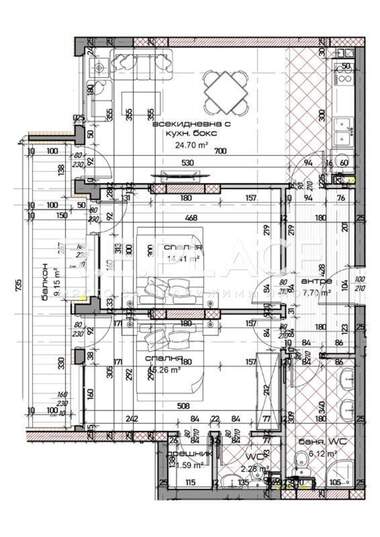 Verkauf - Wohnung in Mladost 1,  Warna