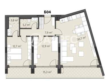 For sale - Apartment in Ovcha Kupel 2,  Sofia