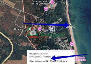 Πώληση - Οικόπεδο για κατασκευή σε Обзор,  Бургас