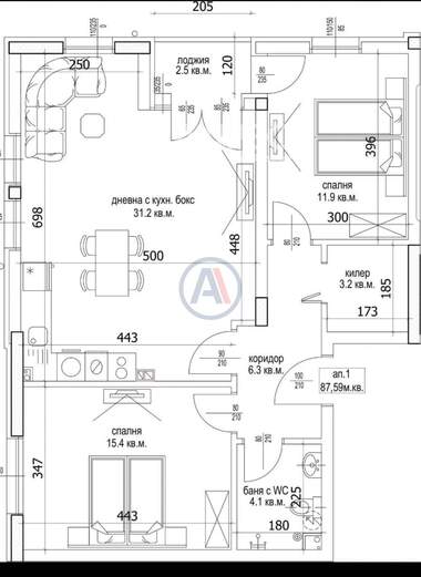 Vânzare - Apartament în Țveten kvartal,  Varna
