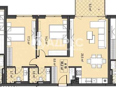 Vânzare - Apartament în Boiana,  Sofia
