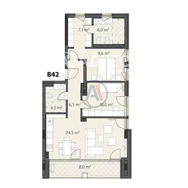 Продажа - Квартира в Овча Купел 2,  София