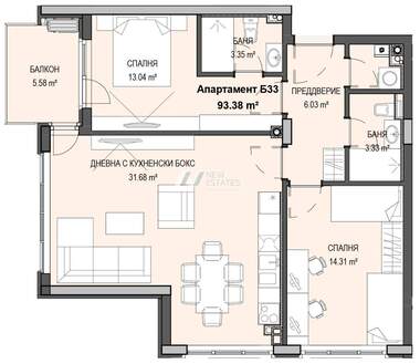For sale - Apartment in Krastova vada,  Sofia