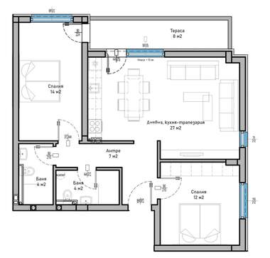 Vânzare - Apartament în Belomorski,  Plovdiv