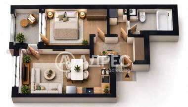 For sale - Apartment in Iujen,  Plovdiv