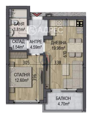 Verkauf - Wohnung in Owtscha Kupel,  Sovia