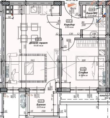 Vânzare - Apartament în Pceelina,  Varna