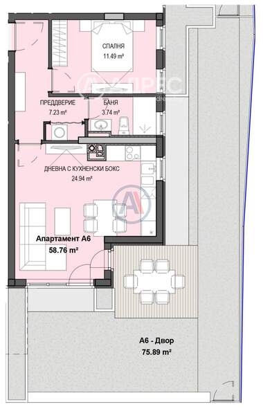 Продажа - Квартира в Кръстова вада,  София