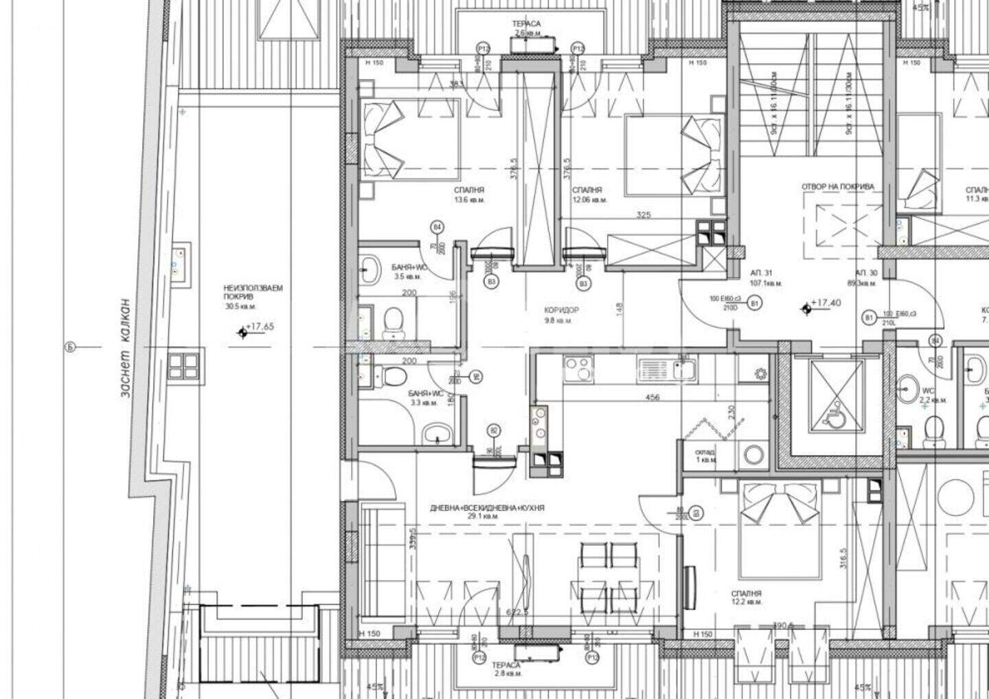 Vierzimmer Wohnung in Center, Sofia – Foto 10
