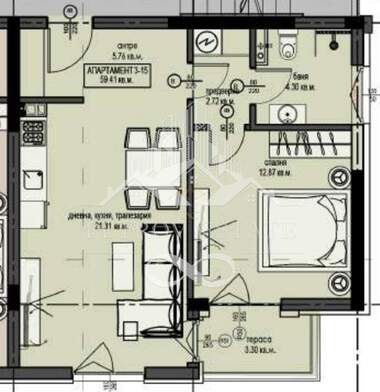 Satış - Apartman olarak Velingrad,  Pazarcik