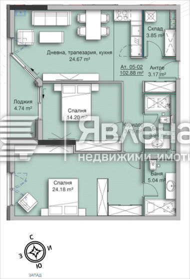 For sale - Apartment in Krastova vada,  Sofia