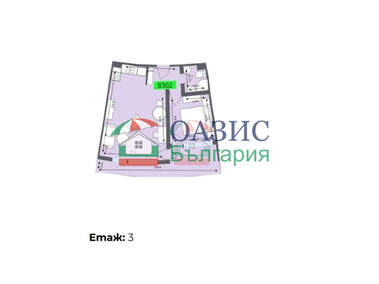 Πώληση - Διαμέρισμα σε Обзор,  Бургас