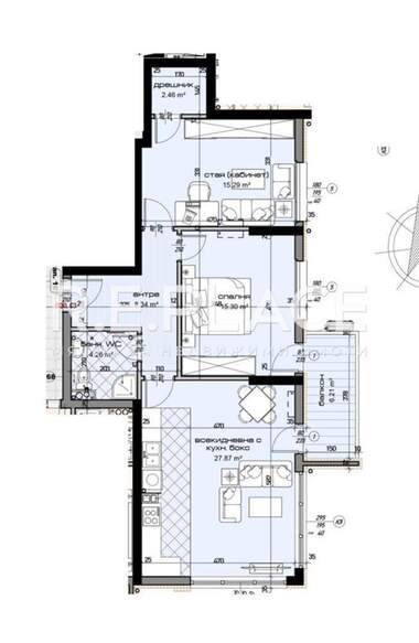 Satış - Apartman olarak Mladost 1,  Varna