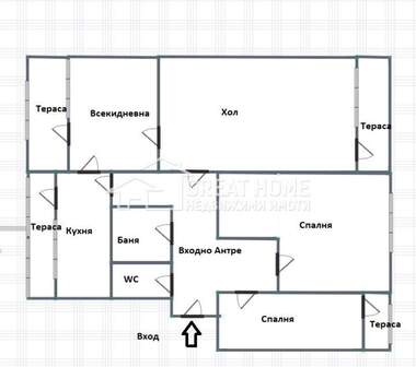Verkauf - Wohnung in Zentar,  Targowishte