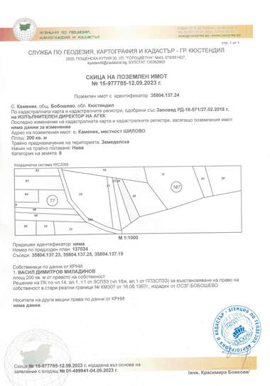 For sale - Agricultural land in Blajievo,  Kiustendil