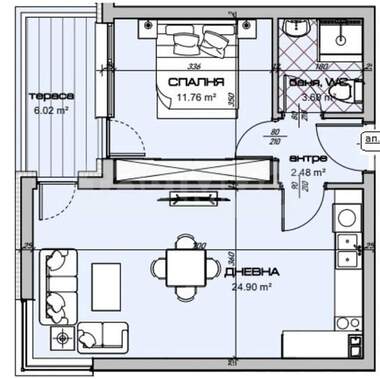 Vânzare - Apartament în Vladislavovo,  Varna