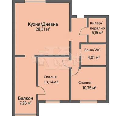 Satış - Apartman olarak Levski,  Varna