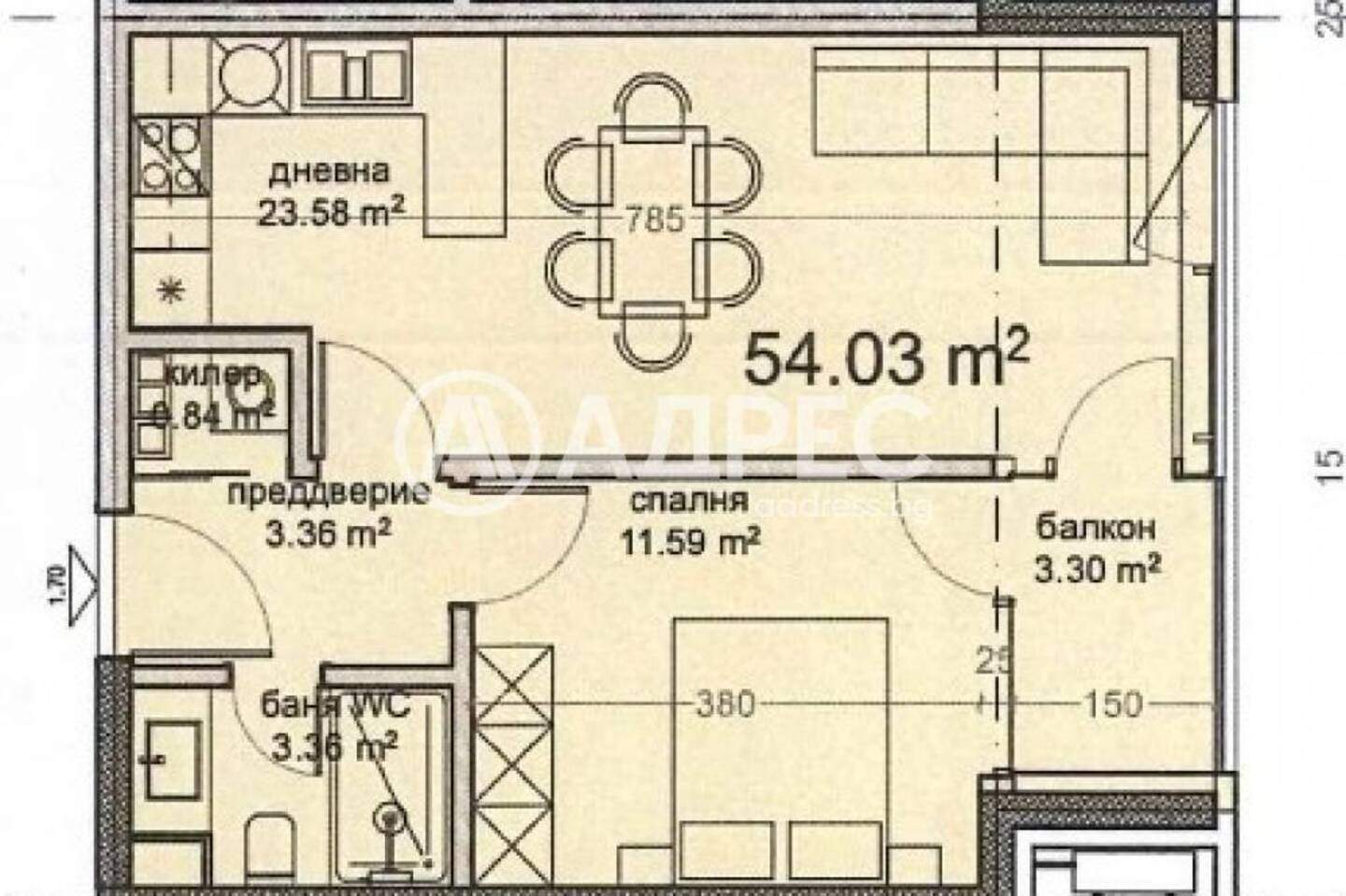 İki odalı Apartman olarak Vladislavovo, Varna – fotoğraf 3
