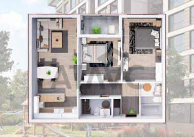 Verkauf - Wohnung in Hristo Smirnenski,  Plowdiw