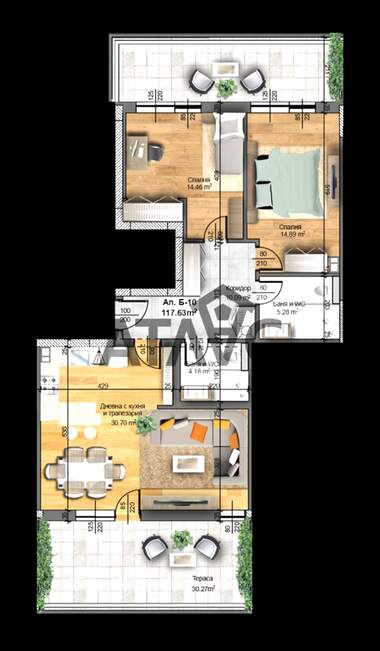 Vânzare - Apartament în Otdih i kultura,  Plovdiv