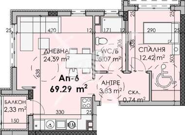 Vânzare - Apartament în Madika,  Burgas