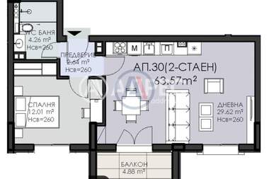 Продажа - Квартира в Овча Купел 1,  София
